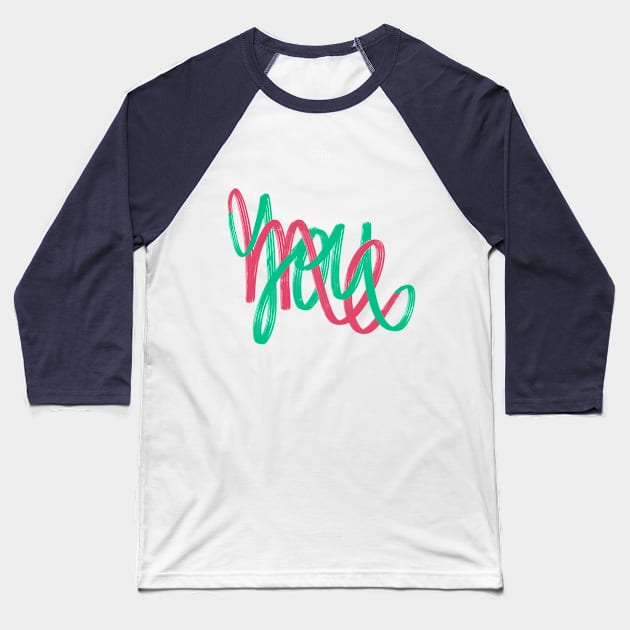 You and me are tangled together Baseball T-Shirt by santiaguer